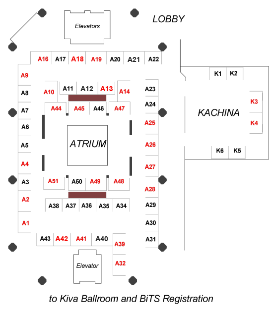 BiTS EXPO 2017 Booth Floorplan