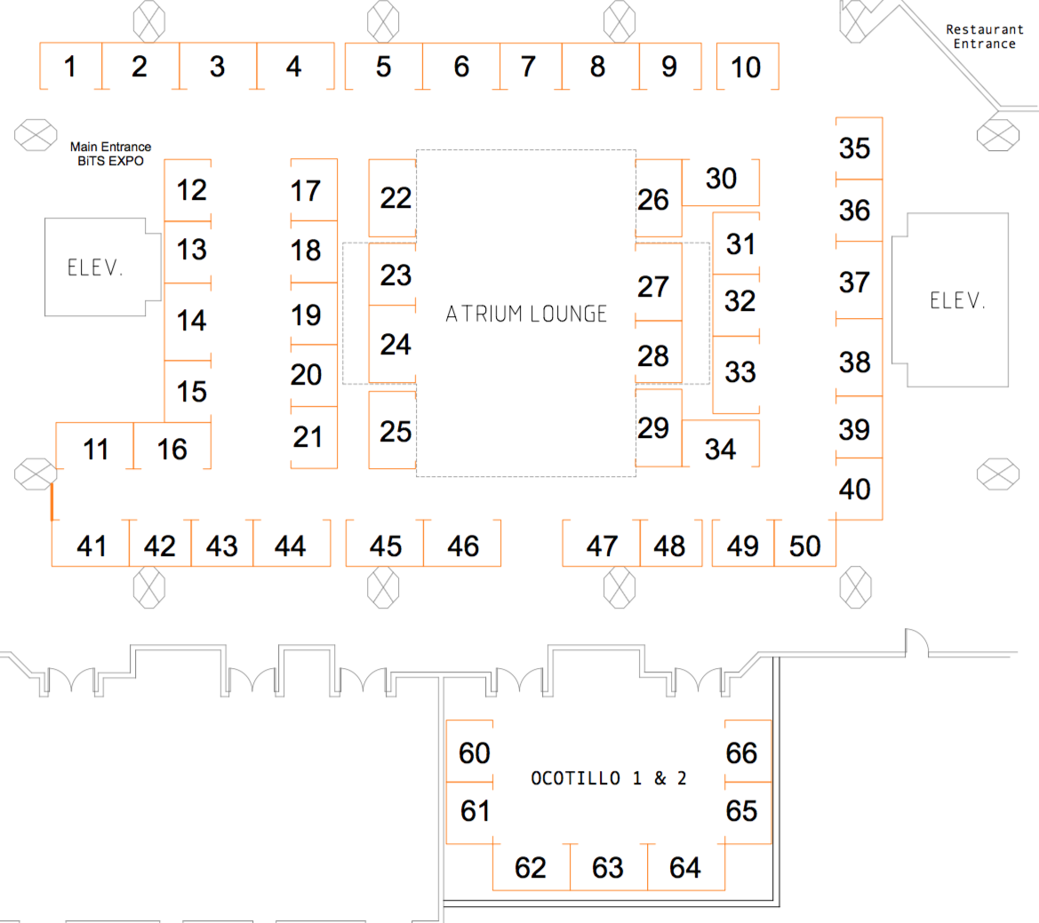 BiTS EXPO 2018 Booth Floorplan