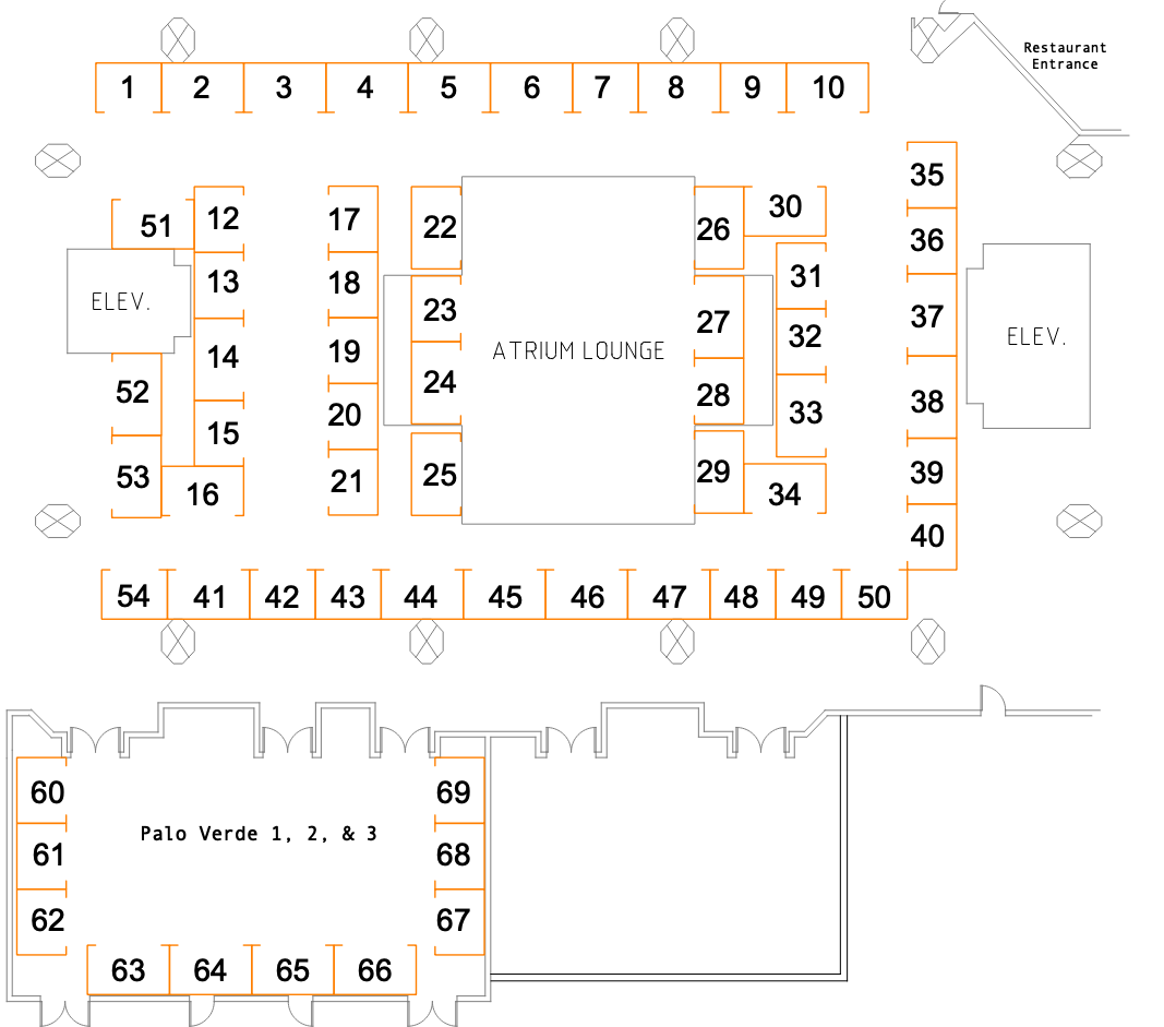TestConX EXPO 2019 Booth Floorplan