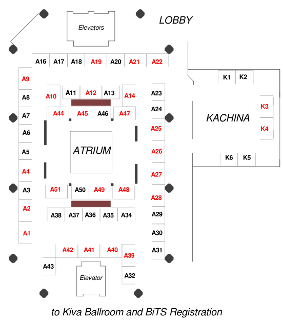 BiTS2013 Booth Floorplan