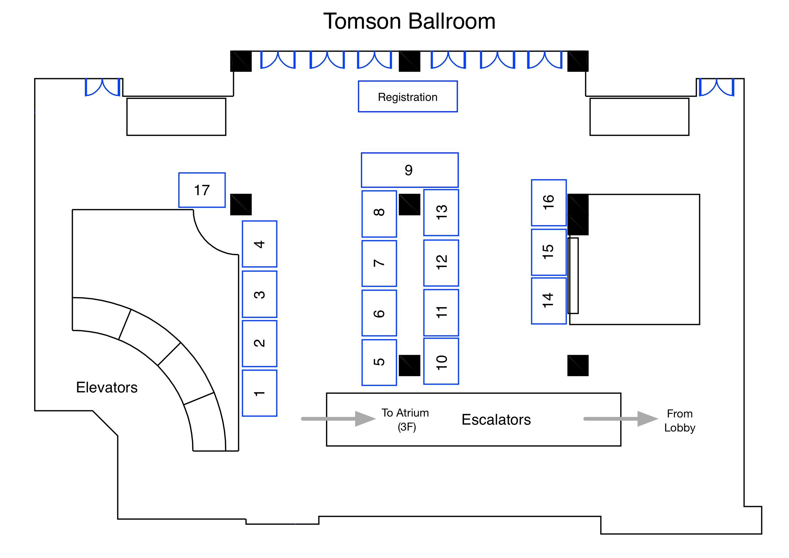BiTS China EXPO 2017 Booth Floorplan